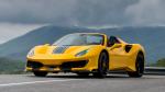 Ferrari 488 Pista Spider Giallo Modena 2018 года